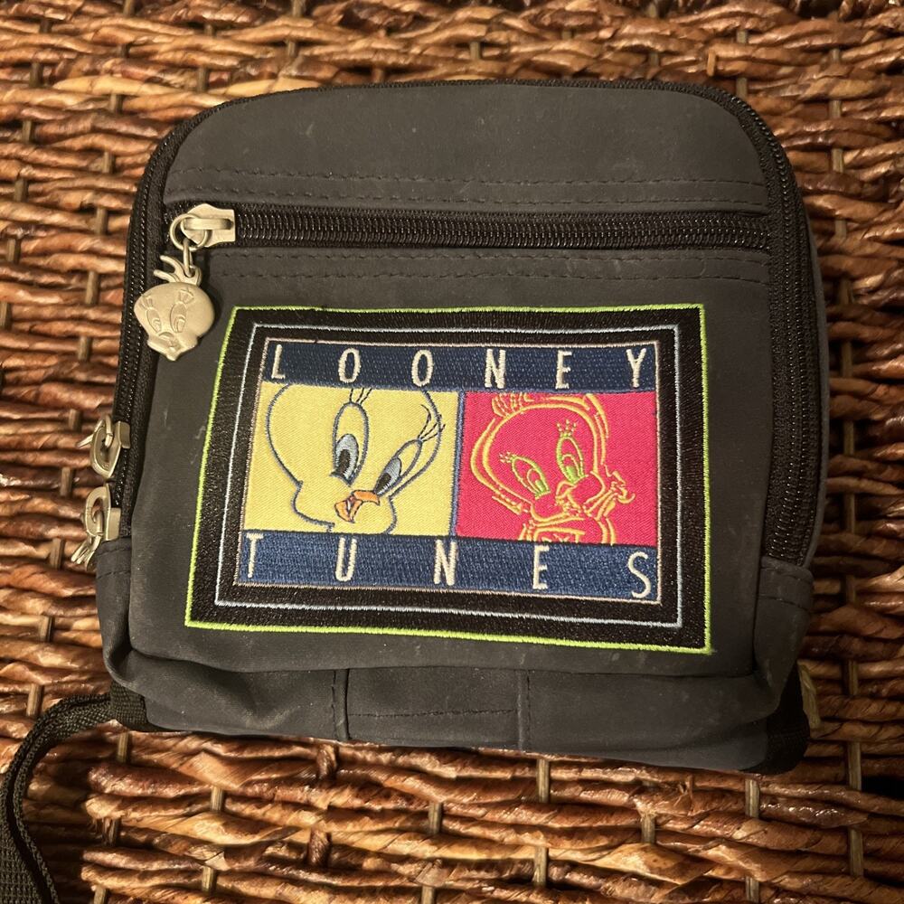 Looney Tunes Tweety Bird 1999 CD Wallet Case Holder Warner Brothers & Fellowes